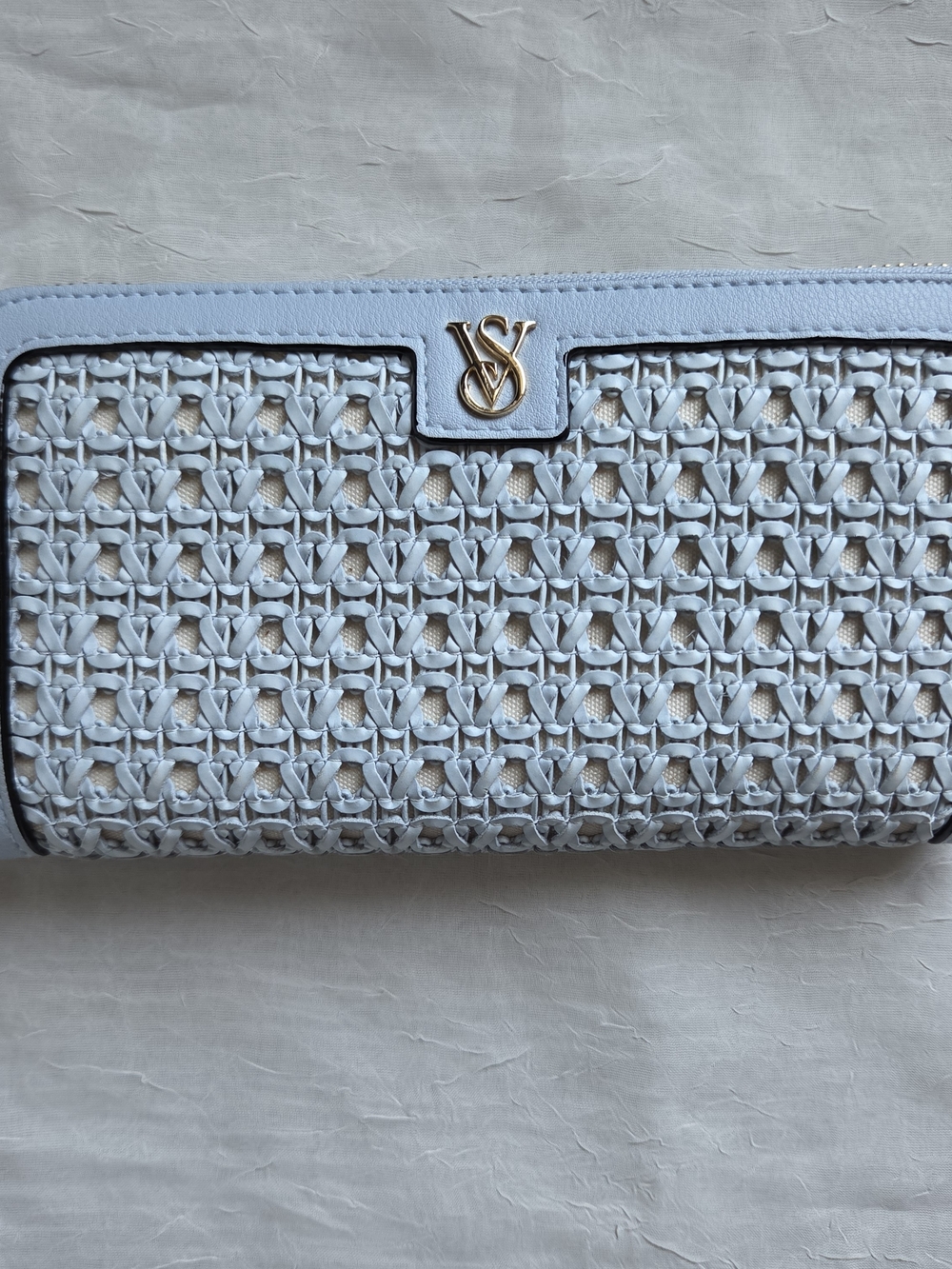Adrift Blue Victoria's Secret Wallet
